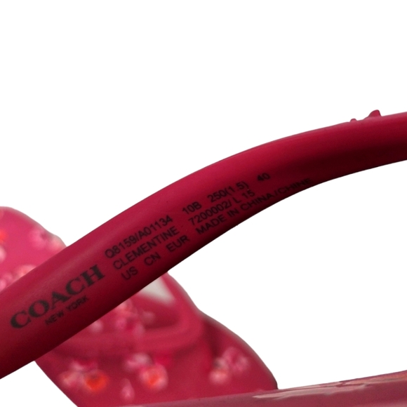 Coach Clementine Floral Flip Flop Thong Sandal - Picture 7 of 8